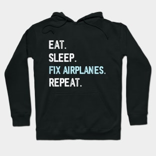 Funny aircraft mechanic wife graduation airplane mechanic Hoodie